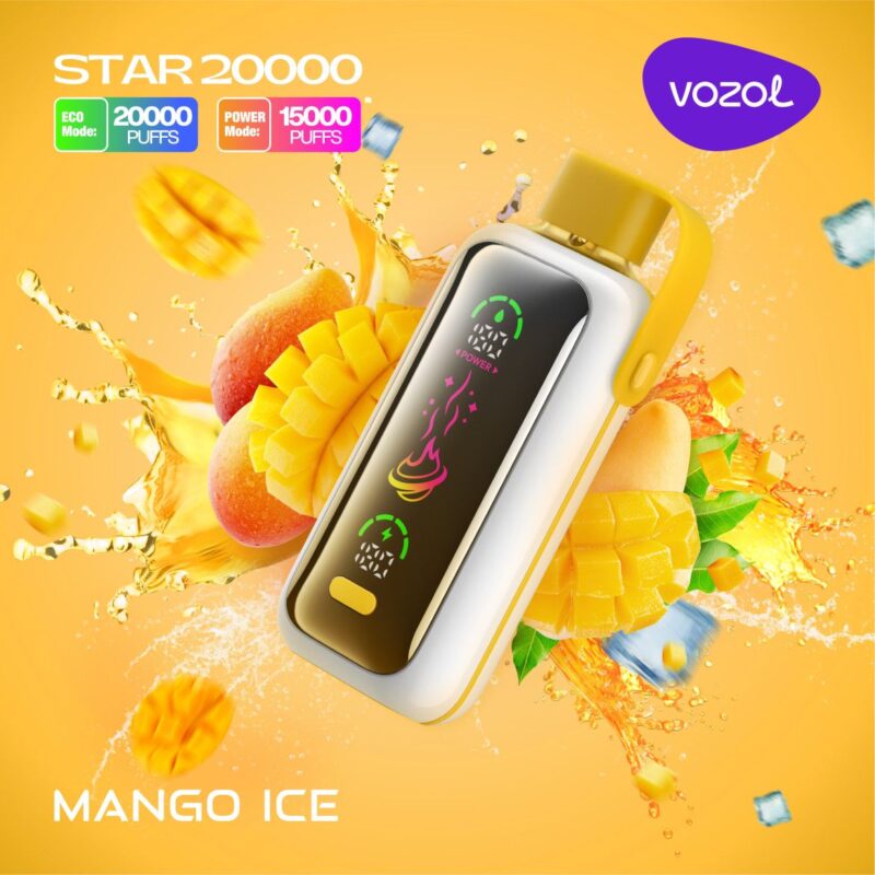 vozol star 20000 puffs mango ice