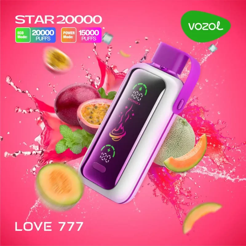 vozol star 20000 puffs love 777