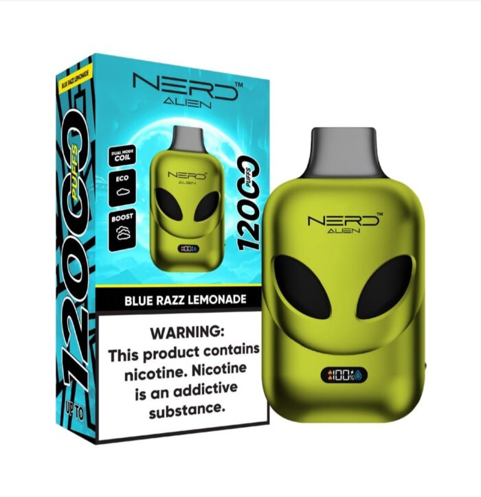 nerd alien 12000 puffs disposable vape