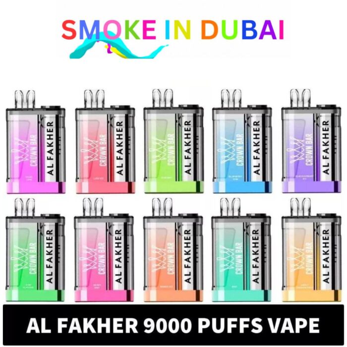 al fakher crown bar crystal 9000 puffs disposable vape