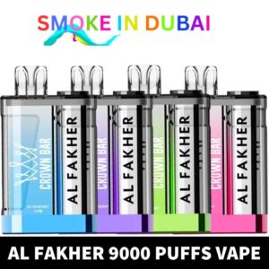 Al Fakher Crown Bar Crystal 9000 Puffs 20mg Disposable Vape in Dubai