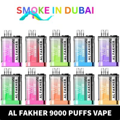 Al Fakher Crown Bar Crystal 9000 Puffs 20mg Disposable Vape in Dubai
