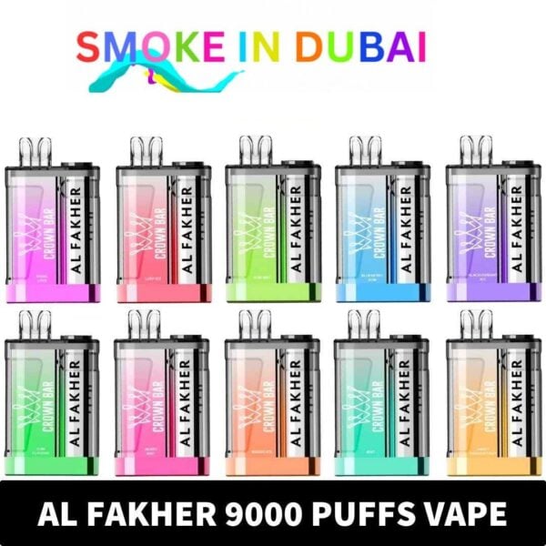smokeindubai Al Fakher Crown Bar Crystal 9000 Puffs 20mg Disposable Vape in Dubai UAE 1