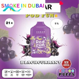 smokeindubai BLACKCURRANT Buy VABAR Pod Fun Disposable 10000Puffs Rechargeable vape in UAE VABER 10000Puffs VABER Pod Fun 10000 Vape Shop Near me Dubai