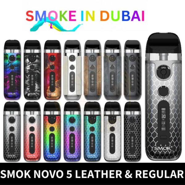 Smok Novo 5 (leather & Regular Series) Pod System In Dubai