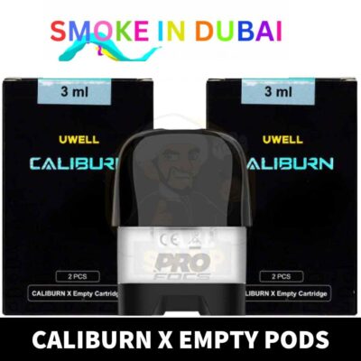 smokeindubai Buy Caliburn X Empty Pods of 3ml Capacity in Abu Dhabi UAE Caliburn X Pods shop in Dubai Buy Empty Pods for Caliburn X Kit near me