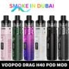 smokeindubai Buy Drag H40 Pod Kit of 40W 1500mAh in UAE VOOPOO Drag H40 Pod Mod buy in Dubai VOOPOO Vape Kit Shop in Dubai Near Me