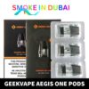 smokeindubai Buy GEEKVAPE Aegis One Empty Pod in UAE AEGIS One 1.2ohm Pods in Dubai AEGIS One 0.8ohm Pods in Dubai AEGIS One Pods Near Me