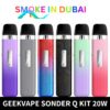 smokeindubai Buy GEEKVAPE Sonder Q Kit 1000mAh Pod System 20W Vape kit Starter Kit Sonder Q Kit Dubai Sonder Q Dubai Vape Kit shop near me uae