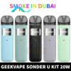 smokeindubai Buy GEEKVAPE Sonder U Kit 1000mAh Pod System 20W Vape Kit in UAE Sonder U Dubai SONDER U KIT DUBAI Geekvape kit shop near me