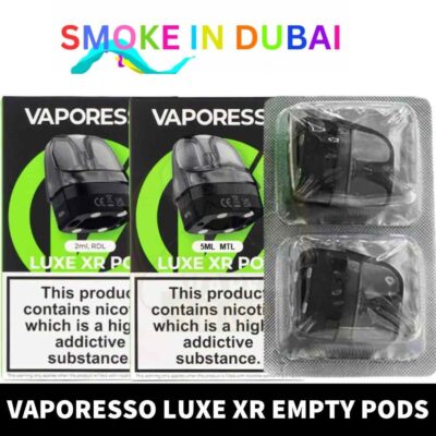 VAPORESSO Luxe XR l XR MAX Empty Pods RDL & MTL Pod Cartridge in Dubai, UAE