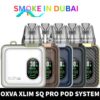 smokeindubai Buy OXVA Xlim SQ Pro Starter Kit in UAE OXVA Xlim SQ Pro Kit Available Colors Blue White Gunmetal Gold Bronze Pod Kit Shop Near Me