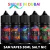 smokeindubai Buy SAM VAPES Salt Nicotine 30ml E Liquid 30mg 50mg Vape Juice in Dubai SAM VAPES 30ml Vape Juice Shop in UAE Vape Juice Shop min