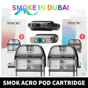 SMOK Acro Pods 2ml 0.8ohm MESH, 0.6 DC MTL Replacement Pods in Dubai, UAE – 3 PCS Per Pack