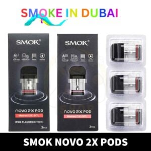 SMOK Novo 2X Pods Meshed MTL 0.8ohm & 0.9ohm Replacement Pods in Dubai, UAE