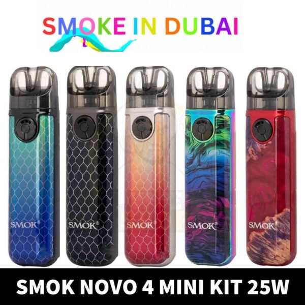 smokeindubai Buy SMOK Novo 4 Mini Kit 900mAh Pod System 25W Vape kit in Dubai UAE Novo 4 Mini Kit Dubai Novo 4 Mini Dubai vape shop near me