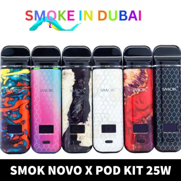 SMOK Novo X Kit 800mAh Pod System 25W Vape kit Starter Kit in Dubai, UAE