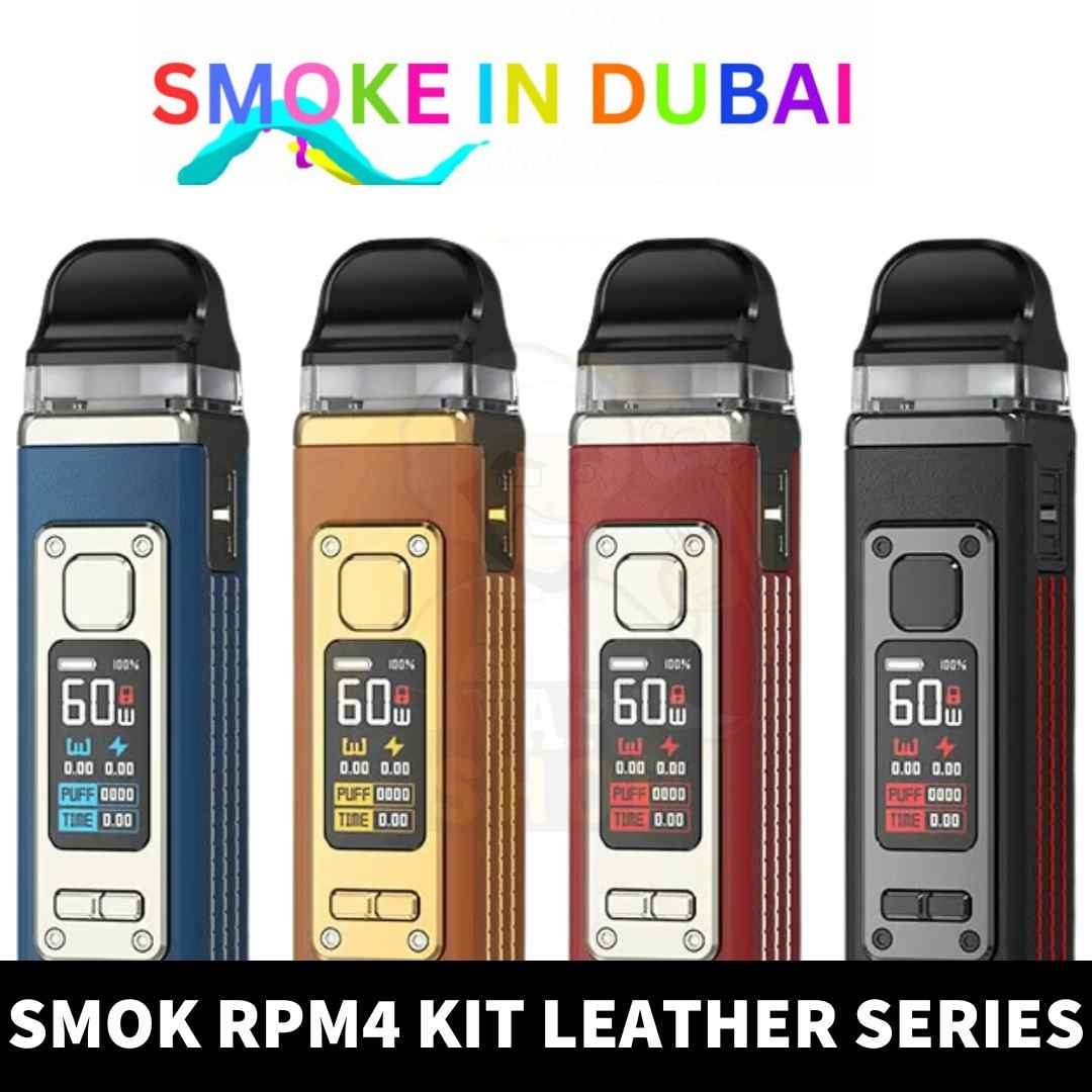 SMOK RPM 4 Kit Leather Series 60W Pod System 1650mAh Vape Kit Pod Kit Starter Kit in Dubai - Image 2 SMOK RPM 4 Kit Leather Series 60W Pod System 1650mAh Vape Kit Pod Kit Starter Kit in Dubai - View 2 - Buy in Dubai