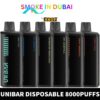 smokeindubai Buy UNIBAR 8000Puffs 20MG Disposable Vape in UAE UNIBAR Disposable Vape Shop in Dubai UNIBAR 8000 Puffs Shop Near ME