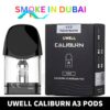 smokeindubai Buy UWELL Caliburn A3 Replacement Pods in UAE UWELL Caliburn A3 Pods Buy in Dubai of 1.0ohm Meshed 0.8ohm Meshed Pods Near me
