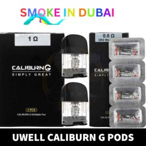 UWELL Caliburn G/G2 Pods 2ml Replacement Pods with Caliburn G/G2 Coils in Dubai, UAE