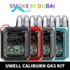 smokeindubai Buy UWELL Caliburn GK3 Kit of 25W and 900mAh in Dubai Available Color Black Blue Red and Silver Caliburn GK3 Pod System Near Me