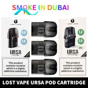smokeindubai Buy Ursa Pod Cartridge in UAE LOST VAPE Ursa Pods Shop in Dubai URSA Empty Cartridge in Dubai URSA Nano Pods Shop Near Me