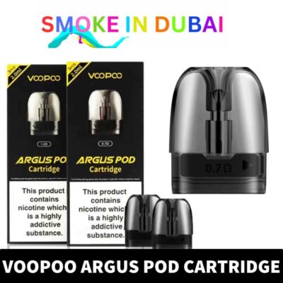 smokeindubai Buy VOOPOO Argus Pods in Dubai 2ml VOOPOO Argus Pod Cartridge shop in UAE VOOPOO Argus Replacement Pod 0.7ohm 1.2ohm