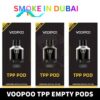 smokeindubai Buy VOOPOO TPP Empty Pod Cartridge in Dubai VOOPOO TPP Empty Pods is Available in Black Gunmetal Silver Colors TPP Pods Near Me