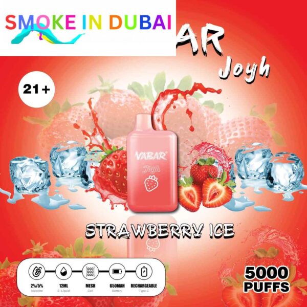 smokeindubai Buy Vabar Joyh Disposable 5000 Puffs 2 5 in UAE from our vape shop in Dubai. VABAR Joyh 5000 Puffs Disposable Vape
