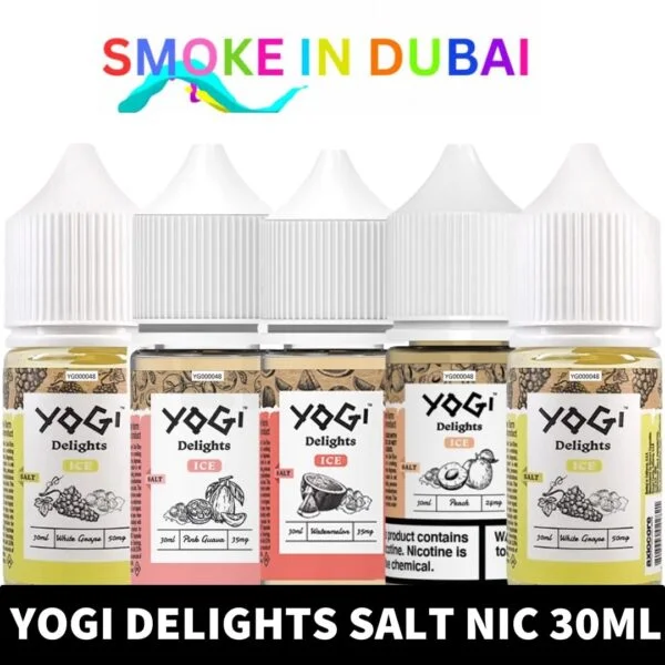 smokeindubai Buy YOGI Delights Salt Nicotine 30ml Vape Juice 35mg 50mg E Liquid in Dubai YOGI Delights Salt Nic 30ml Vape Juice Shop in UAE min