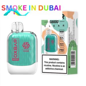 smokeindubai CLEAR Buy OXBAR 8000 Puffs in UAE OXBAR G8000 Disposable in Dubai OXBAR Disposable Vape Dubai OXBAR 8000 Dubai Vape shop near me