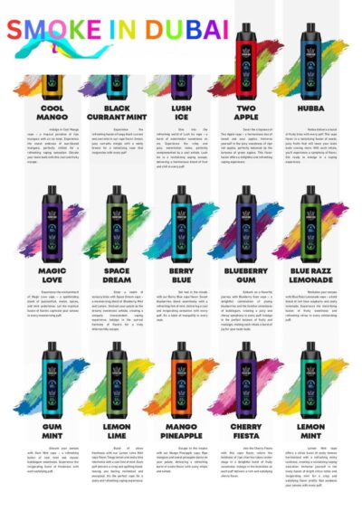 Crown Bar Al Fahker Pro dual mode 8000 Puffs 0.5MG nicotine