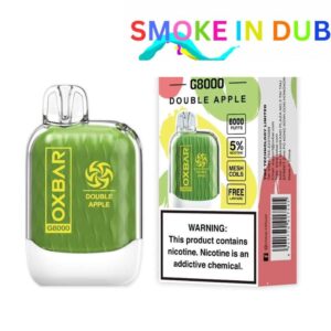 smokeindubai DOUBLE APPLE Buy OXBAR 8000 Puffs in UAE OXBAR G8000 Disposable in Dubai OXBAR Disposable Vape Dubai OXBAR 8000 Dubai Vape shop near me