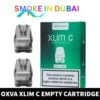 smokeindubai Discover the OXVA Xlim C Empty Cartridge featuring a 2ml capacity transparent PCTG construction and convenient side fill system shop near me