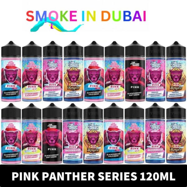 smokeindubai Dr Vapes Pink Panther Series 120ml 3mg E liquid in Dubai UAE