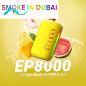 smokeindubai ELFBAR EP8000 Vape Price in Dubai MANGO PEACH WATERMELON