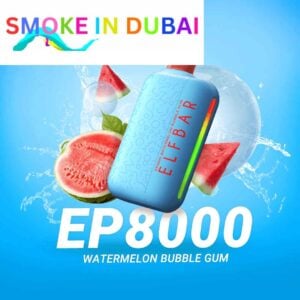 smokeindubai ELFBAR EP8000 Vape Price in Dubai WATERMELON BUBBLE GUM