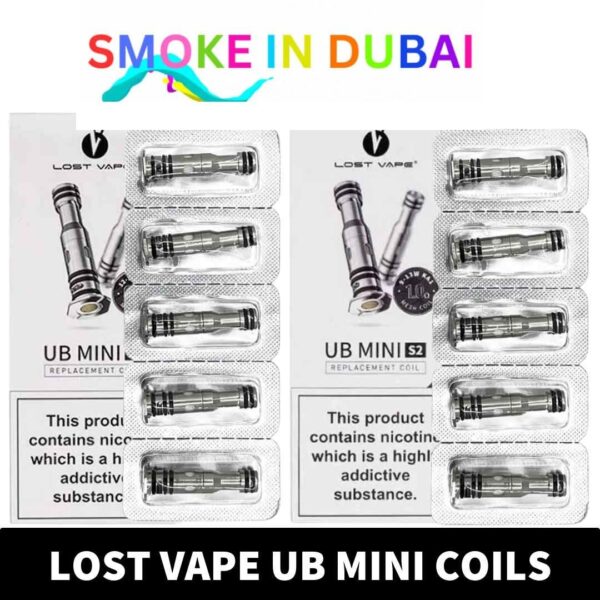 smokeindubai Experience smooth and flavorful vaping with Lost Vape UB Mini Replacement Coils. Choose from 0.6Ω S3 0.8Ω S1 and 1.0Ω S2 options for vaping