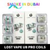smokeindubai Experience vaping performance with Lost Vape UB Pro Replacement Coils. Available in UB Pro P1 0.15ohm Mesh or UB Pro P3 0.3ohm Mesh
