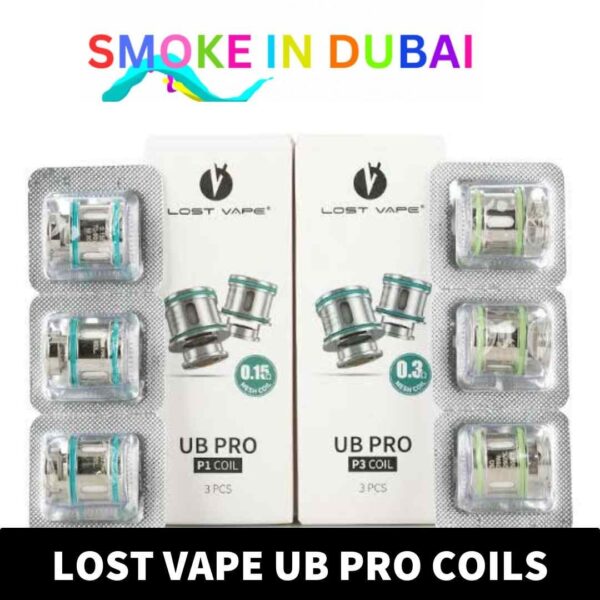 smokeindubai Experience vaping performance with Lost Vape UB Pro Replacement Coils. Available in UB Pro P1 0.15ohm Mesh or UB Pro P3 0.3ohm Mesh