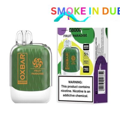 smokeindubai FRUIT PARADISE Buy OXBAR 8000 Puffs in UAE OXBAR G8000 Disposable in Dubai OXBAR Disposable Vape Dubai OXBAR 8000 Dubai Vape shop near me