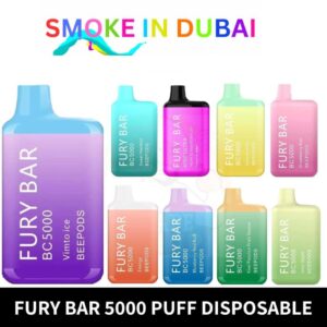 smokeindubai FURY BAR 5000 PUFF DISPOSABLE