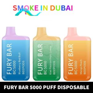 Fury bar Bee Pods 50MG 5000 puff disposable Vape