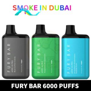 Fury bar Ultra 50MG  6000 puffs disposable Vape in dubai