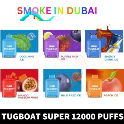 Tugboat Super 12000Puffs Disposable 1.0ohm Rechargeable Vape in Dubai, UAE