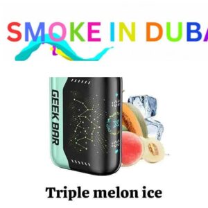smokeindubai GEEK BAR PULSE X 25000 Puffs Price in Dubai TRIPLE MELON ICE
