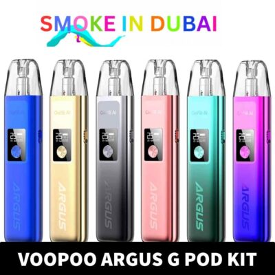 smokeindubai Get VOOPOO Argus G Pod System Price in UAE. Argus G Pod Kit 25W 1000mAh Vape kit in Dubai. VOOPOO Argus G Kit Shop Near Me