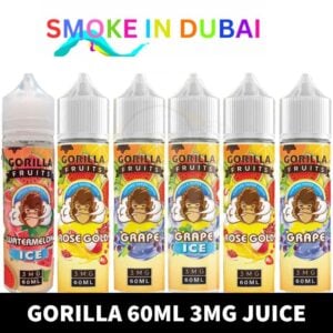 GORILLA E-Liquid 60ml 3mg Vape Juice in Dubai, UAE