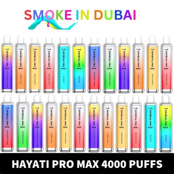 smokeindubai HAYATI Pro Max 4000 Puffs 20mg Disposable Vape in Dubai UAE